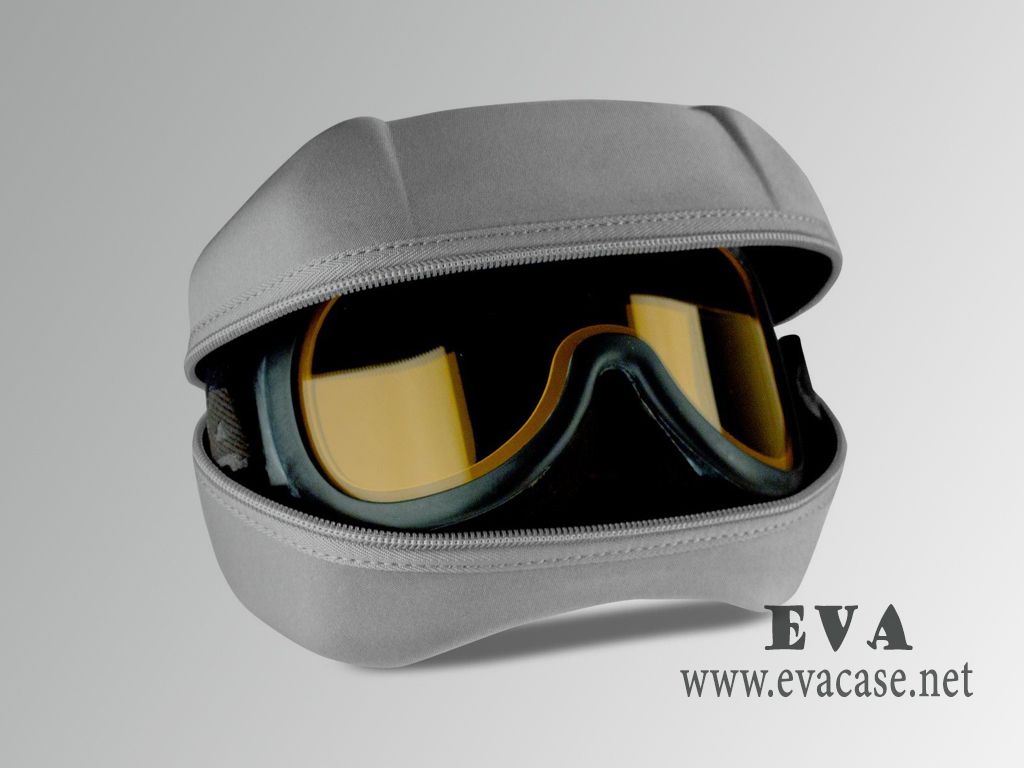 DAKINE ski goggle holding case with fabric color matched zipper custom
